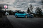 BMW M3 Sedan Atlantis Blue on HRE Wheels (P104SC) 2019 года